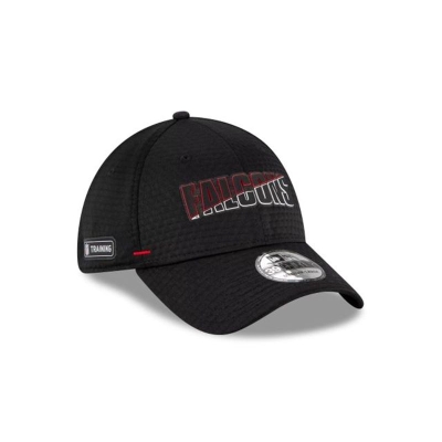 Atlanta Falcons Gorra | New Era NFL Official Summer Sideline 39thirty Stretch Fit Cap Mexico - Negros